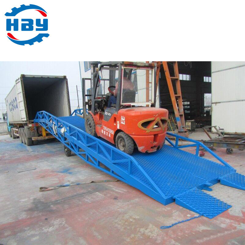 Hot-Sale 6ton-20ton Hydraulic Mobile Loading Ramp/Forklift Ramp/Dock Leveler/Container Loading Ramp