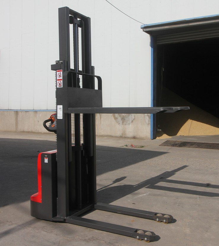 Free Shipping 24V Battery Charger Fully Electric Pallet Stacker Forklifts Material Handling Equipment 1.5ton Stacker