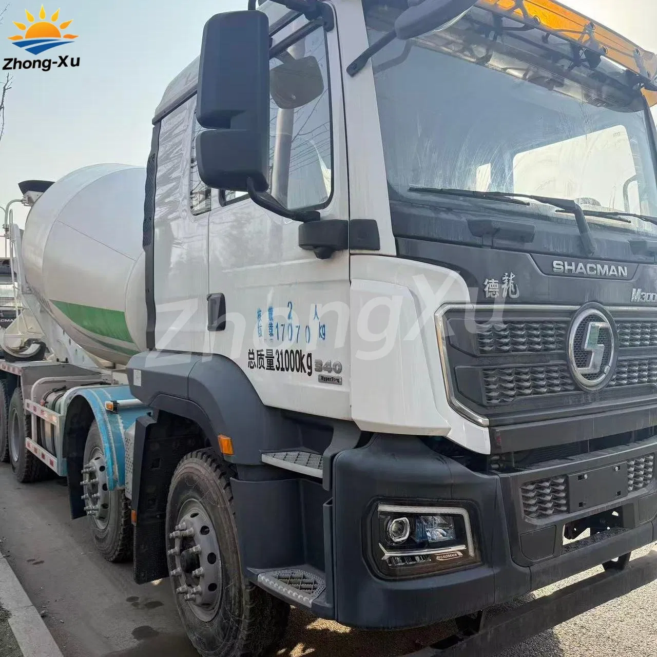 Sitrak HOWO Shacman 6X4 Cement Mixer Truck Construction Mobile Heavy Duty Extended High Roof Discharge Drum Concrete Mixing Truck