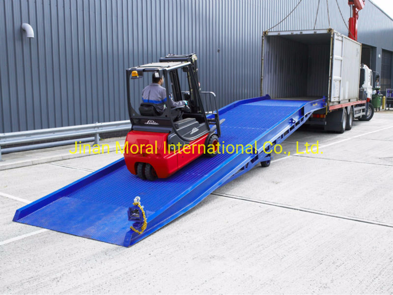 Hydraulic Loading Dock Ramp for Trailer/Forklift