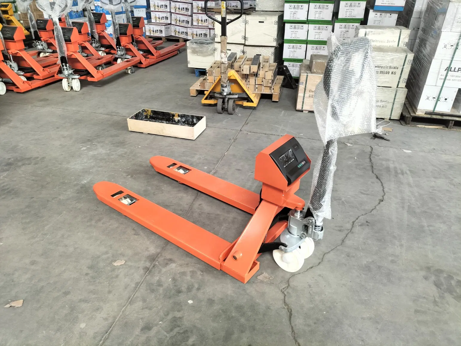 2t 3t Hand Pallet Truck Electronic Forklift Pallet Jack with Weighing Scale