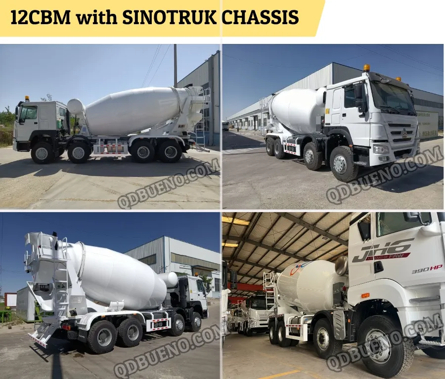 Mixer Truck Rear View