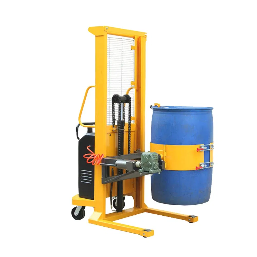 Professional 520kg 1.5m Reach Semi Electric Drum Lifter for Sale