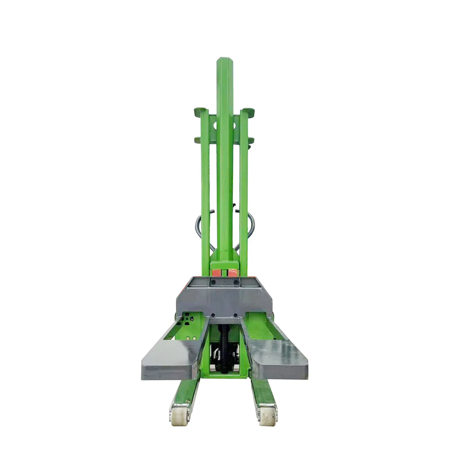 Fully Electric 500kg 1000kg Self Loading Pallet Stacker Self Lift Hand Trans Pallet Lifter Jack Truck