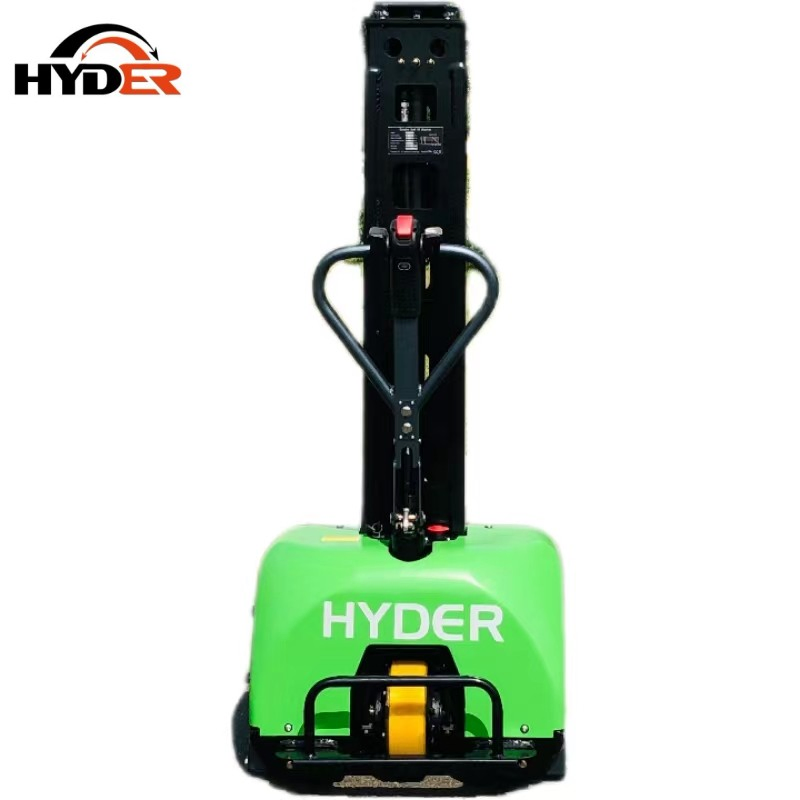Hyder Operate Automatic Forklift 0.7t Self Loading Fully Electric Stacker Portable Pallet Stacker