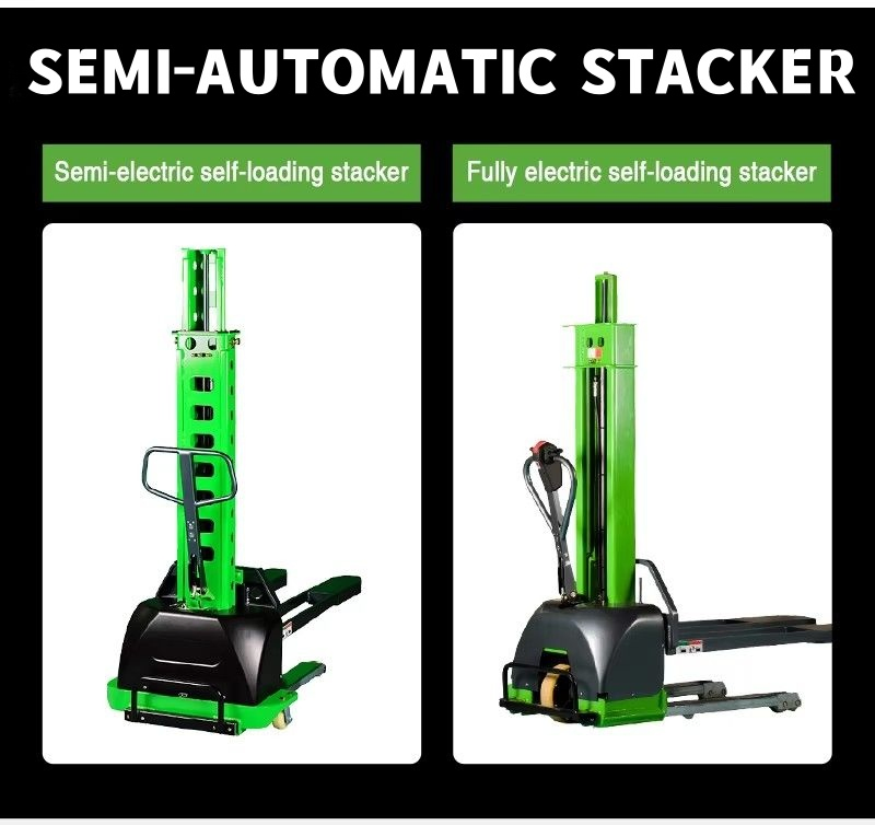 500kg Electric Pallet Stacker Pallet Jack Truck Semi-Automatic Stacker (SAS0500)