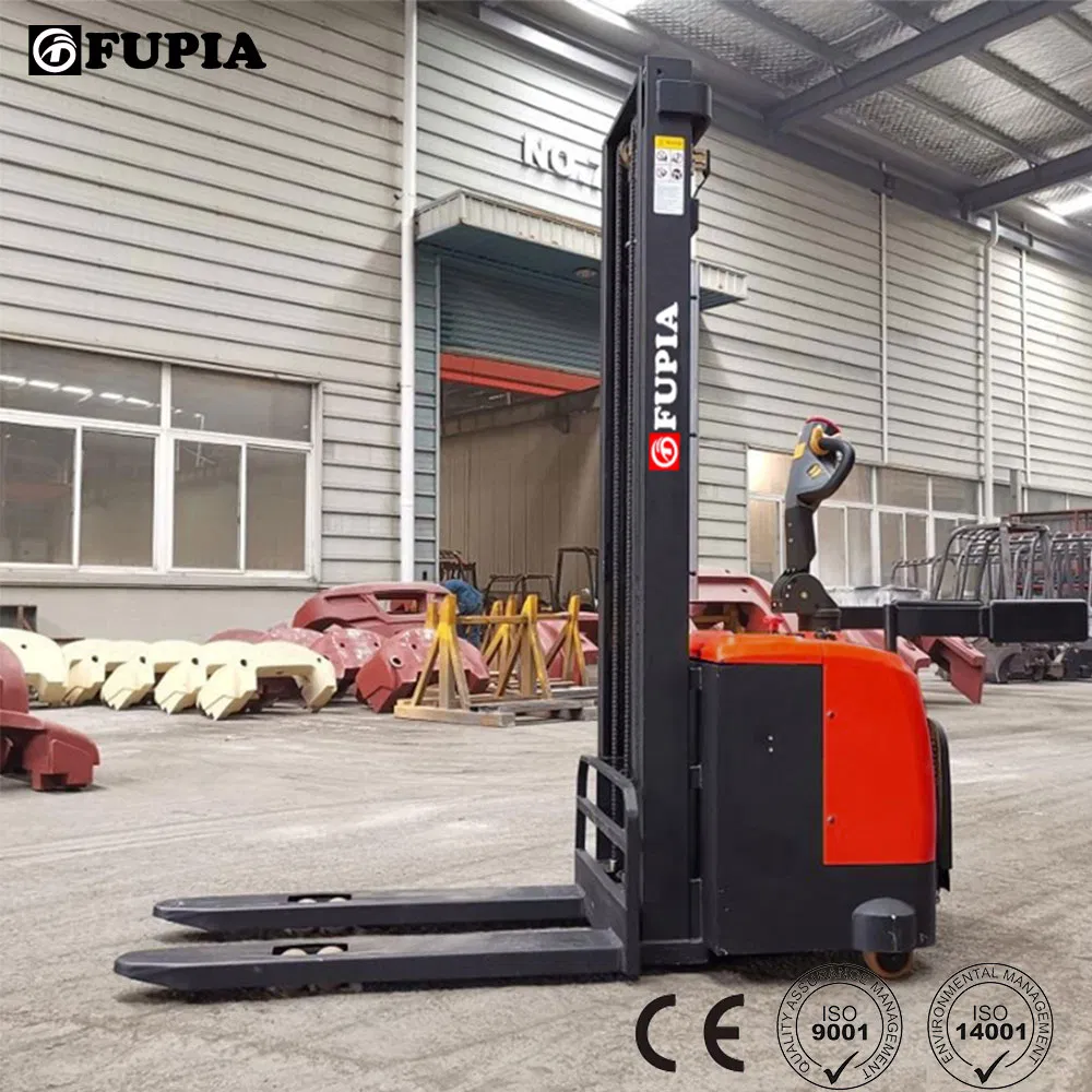 High Quality Walkie Forklift Auto Stacker 2 Ton Fully Electric Pallet Stacker
