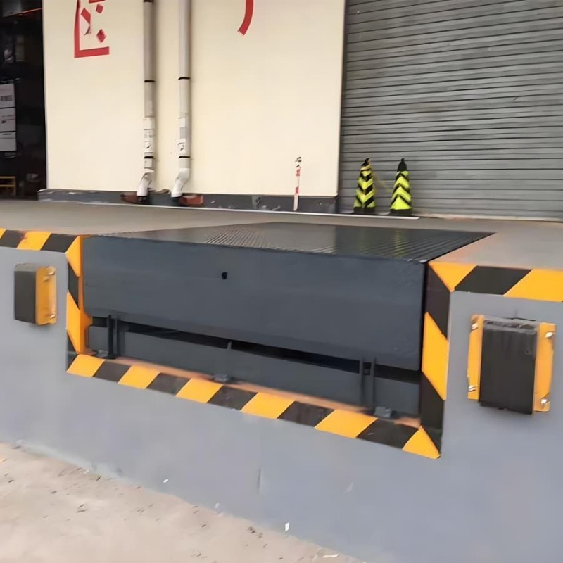 Hydraulic Dock Leveler Stationary Hydraulic Container Loading Ramp Adjustable Yard Dock Leveler Telescopic Foldable Dock Leveler