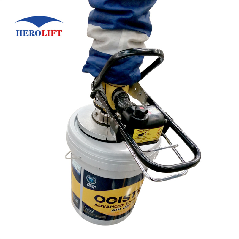 Oil Drum Lifting Lifter with Hook and Vacuum Suction Cup Clamp