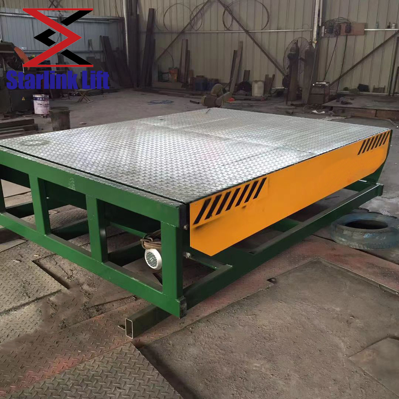 10t Automatic Fixed Portable Loading Dock Hydraulic Yard Ramp