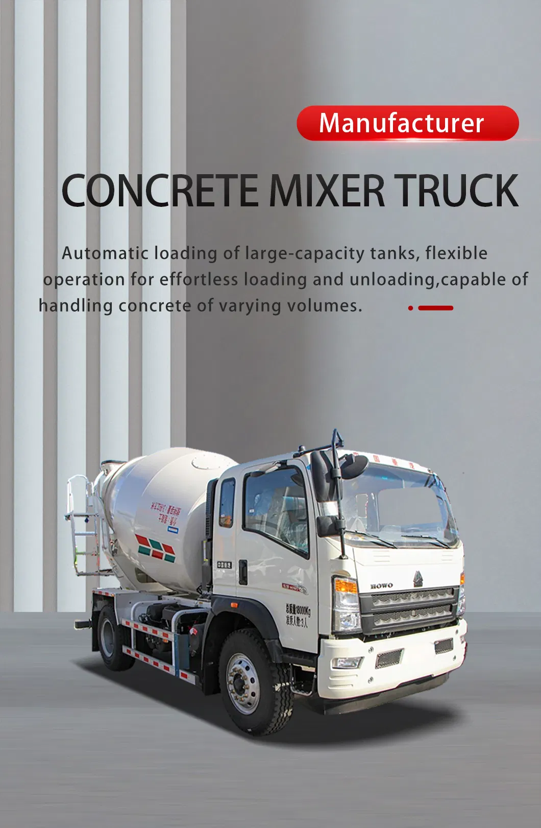 Concrete Mixer Truck Main View