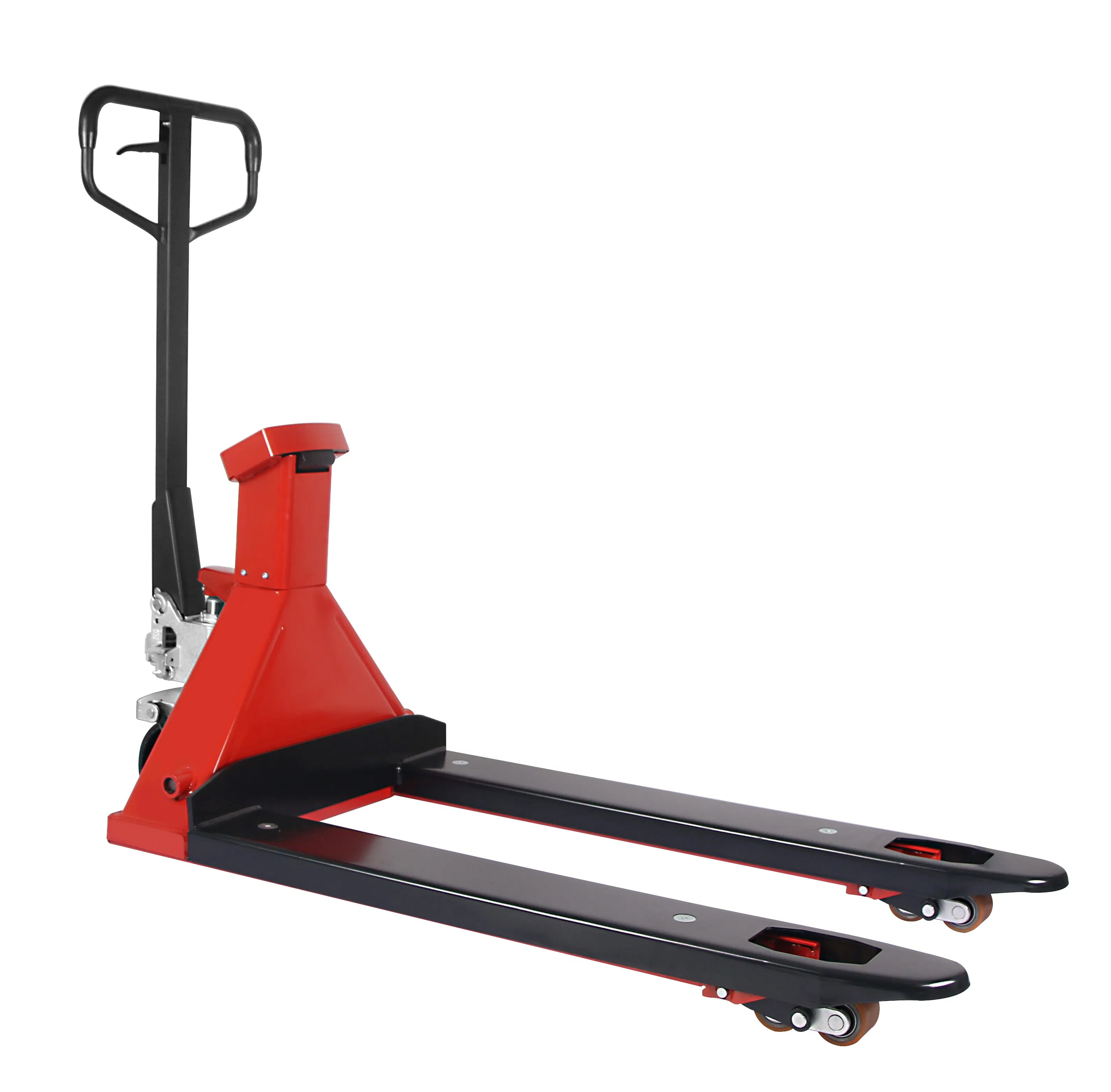 New Product with Weighing Scale 2000kg Hydraulic Fork Lift Multifunction Hand Forklift Jack Manual Pallet Truck with CE ISO