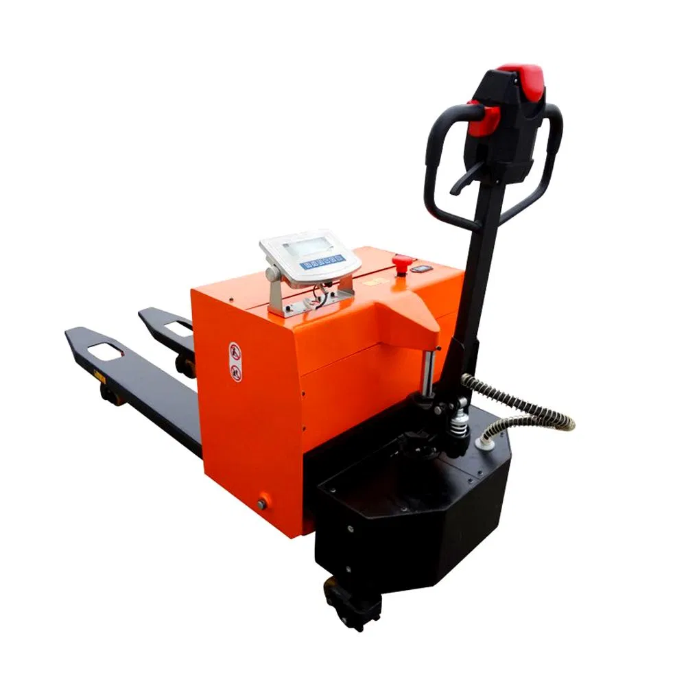 China Factory Price High Lift Jack Semi Electric Weighing Pallet Truck
