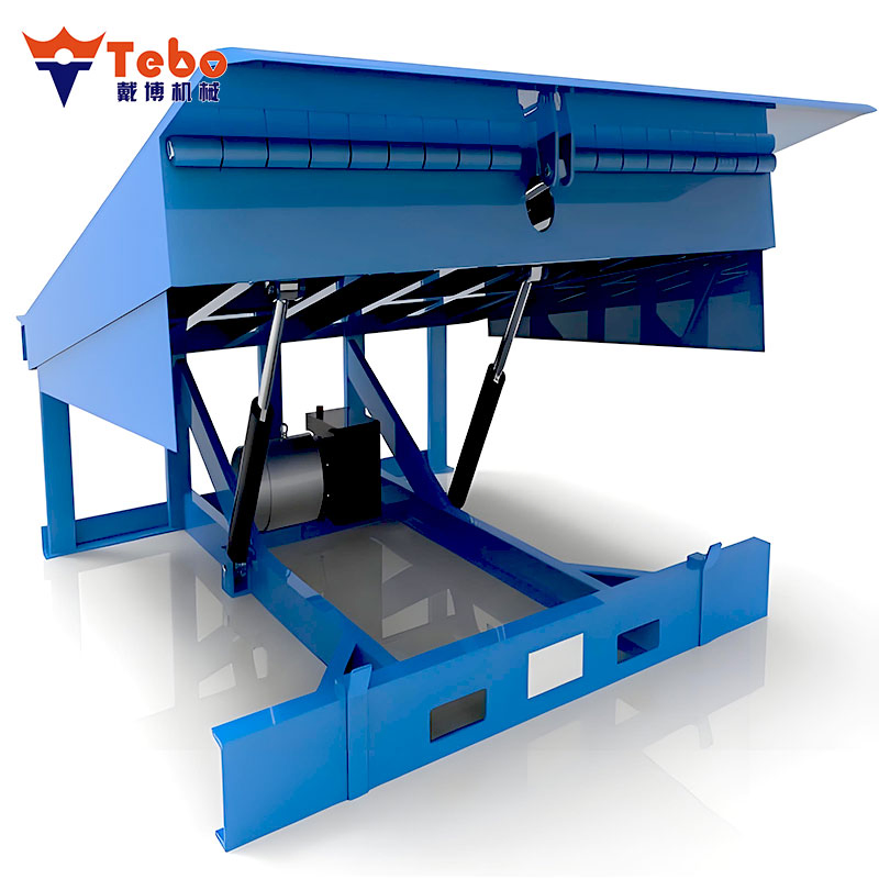 Heavy-Duty Adjustable Hydraulic Dock Leveler 6 Ton Capacity for Warehouse Use