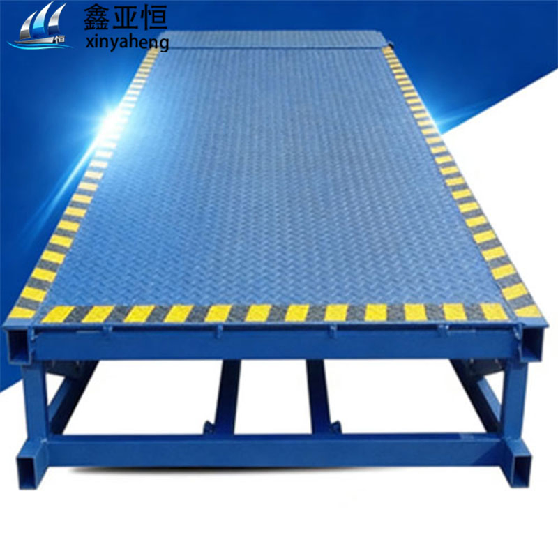 Loading &amp; Unloading Adjustable Stationary Lifting Hydraulic Mechanical Dock Leveler Yard Ramp Crane