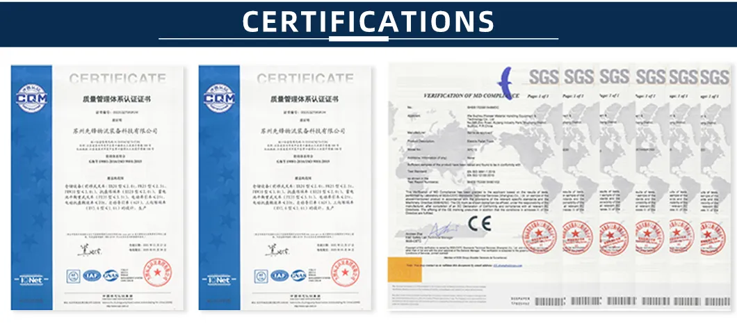 Quality Certifications