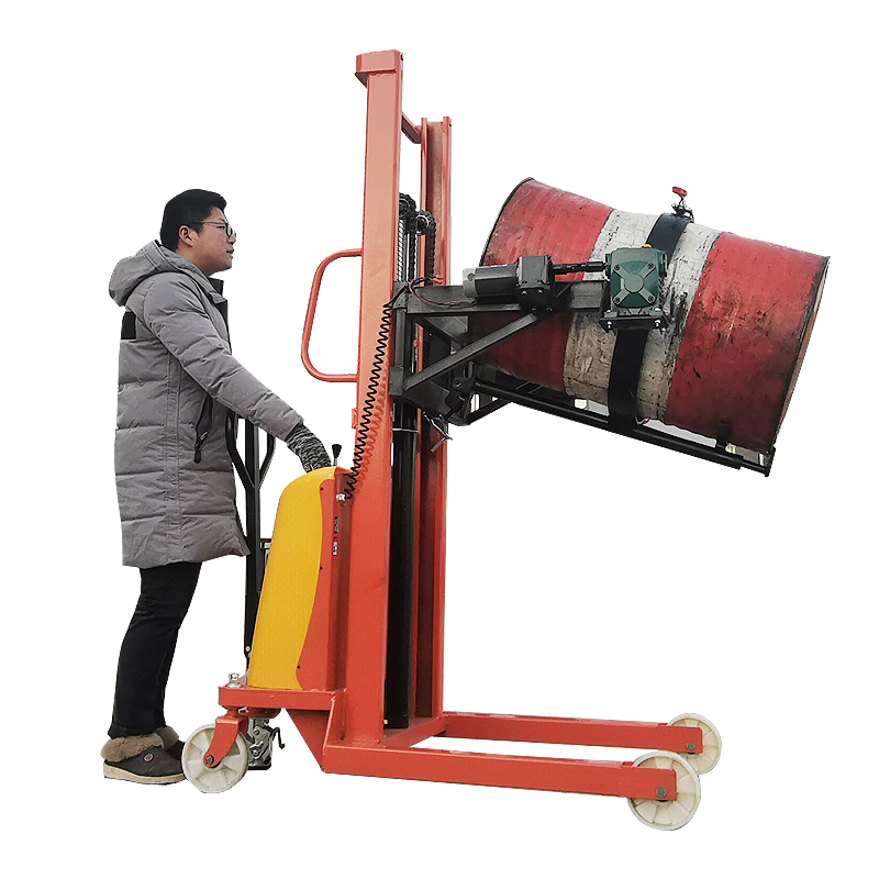 High Quality Adjustable Tilting Type Drum Tilter Hydraulic Drum Truck Lifter and Tilter Made of Carbon Steel and Metal