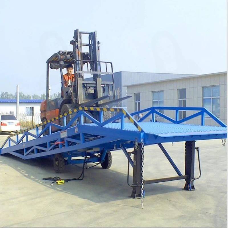 Factory Outlet Ramp Unloading Container Loading Electric Ramp Hydraulic Dock Ramp Loading Dock Ramp for Forklift