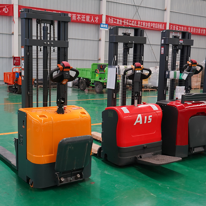 Factory Supply 1000kg/1500kg/2000kg Handle Pallet Truck Stacker 1t 1.5t 2t Semi Electric Stacker with 3.5m Lifting