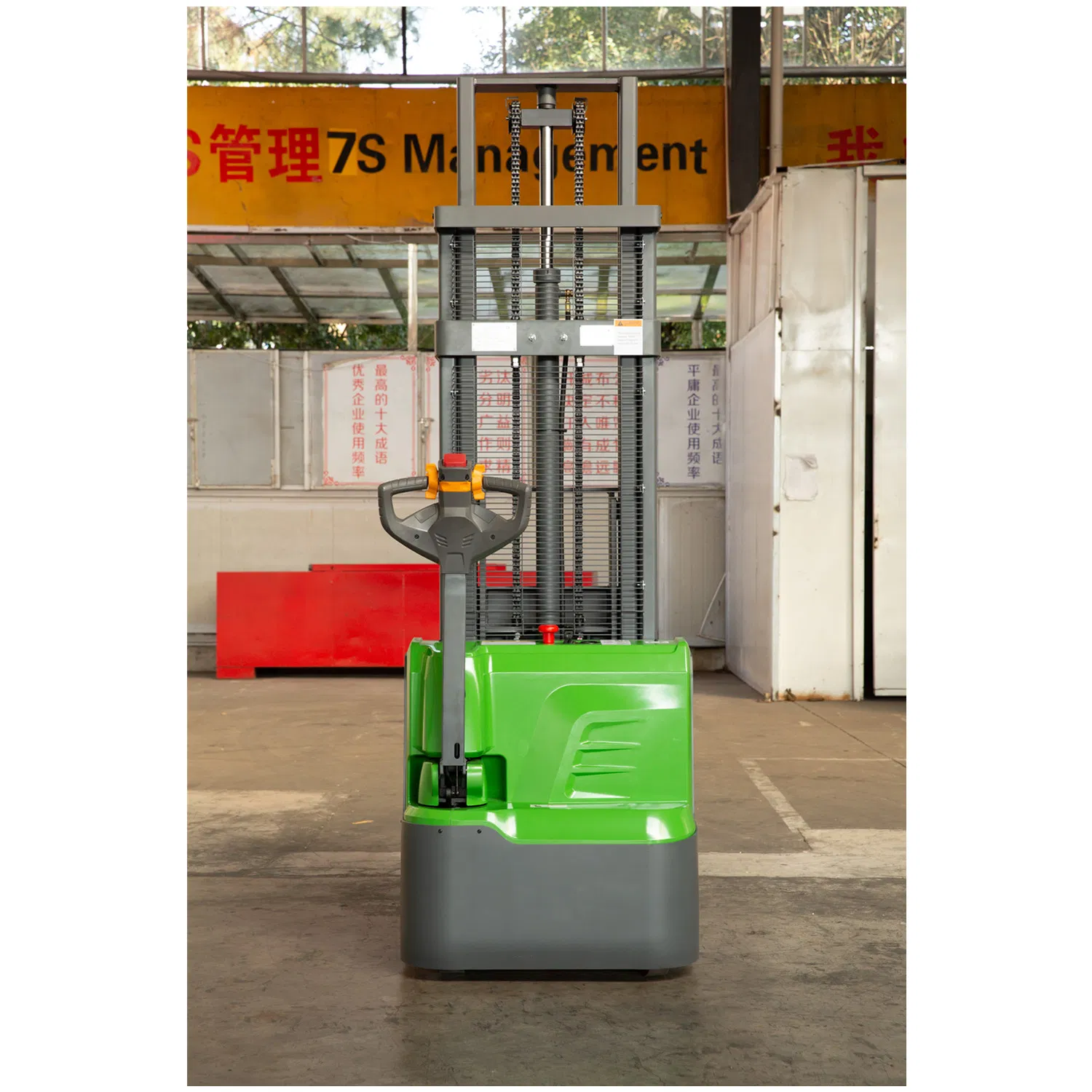 Electric Pallet Stacker Hydraulic Loading 1500kg 1.6m 2ton 2m 3.5m 2 Ton Power Fully Stand on Electric Stacker