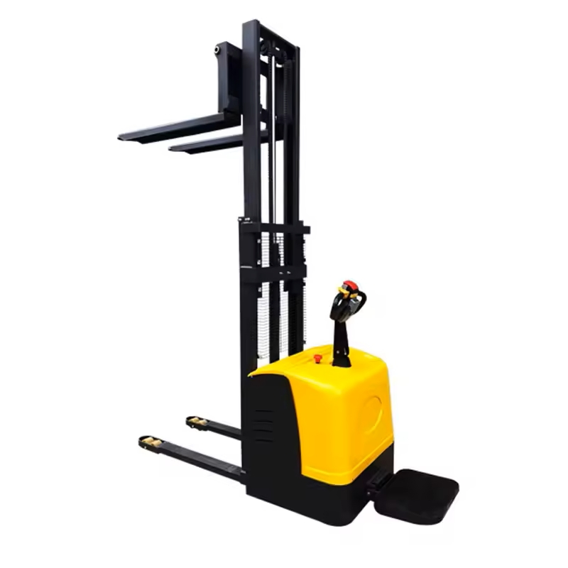 Fully Electric Lifting Electric Stacker Pallet Stacker Walkable