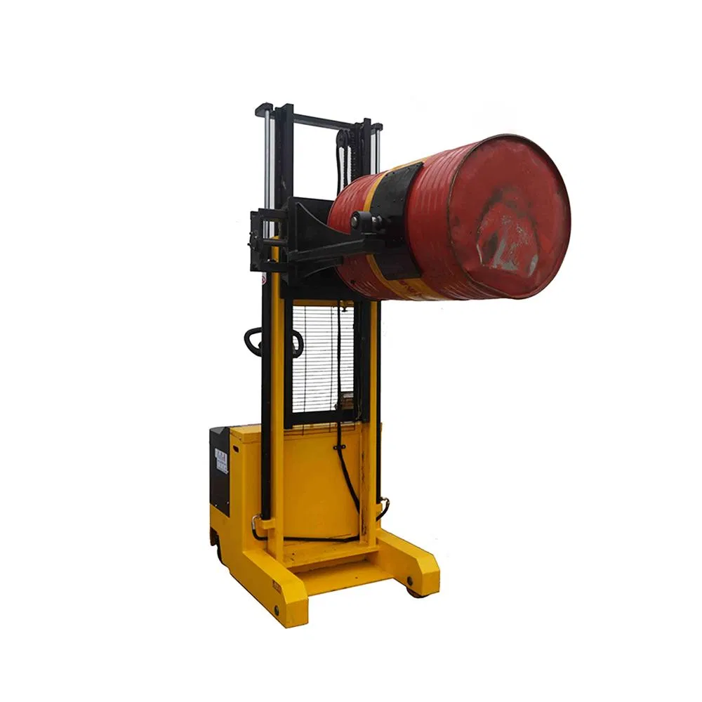 Fully Automatic Electric Stacker Oil Drum Lifter Plastic Drum Tilter