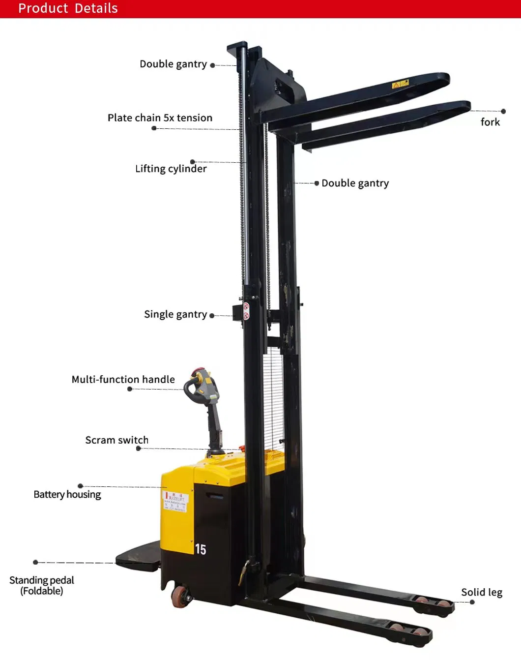 Electric Pallet Stacker 5