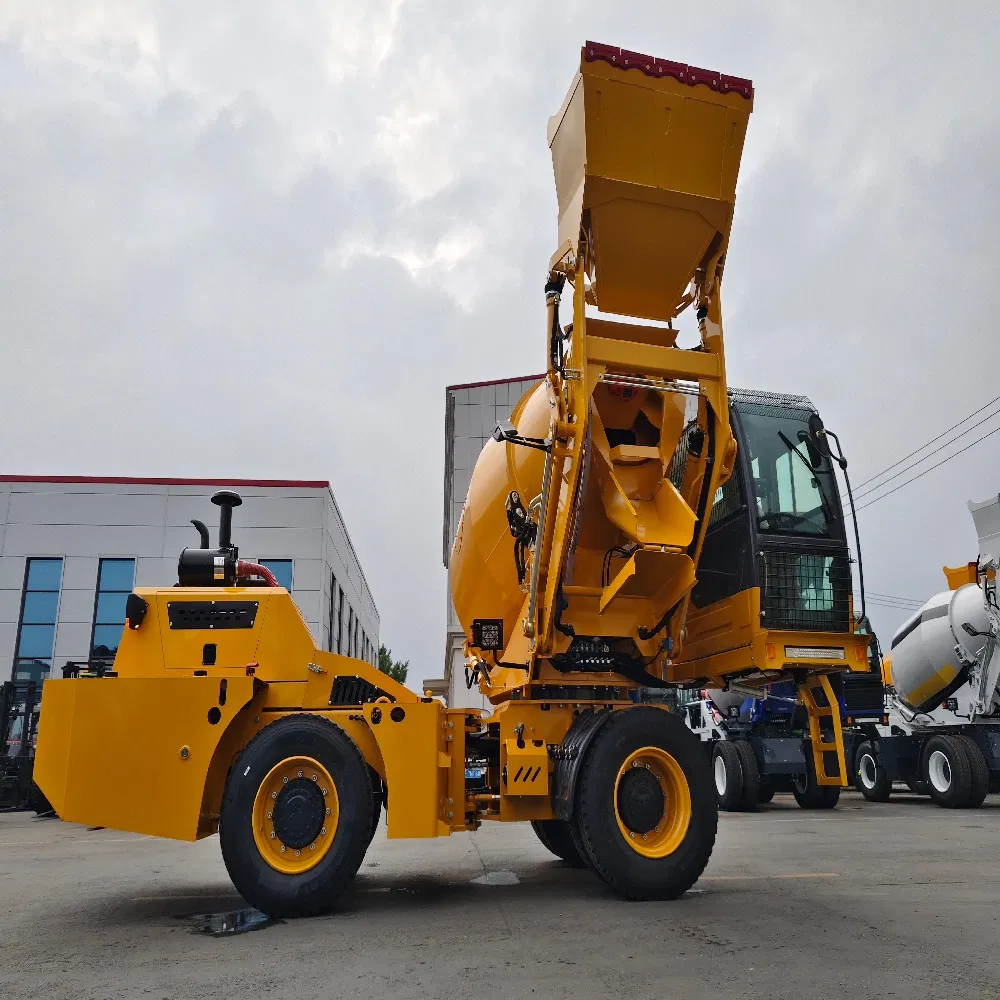 Durable 4/6/8m³ Concrete Mixer Truck, 16mn Alloy Steel Mixing Drum for Long Life.