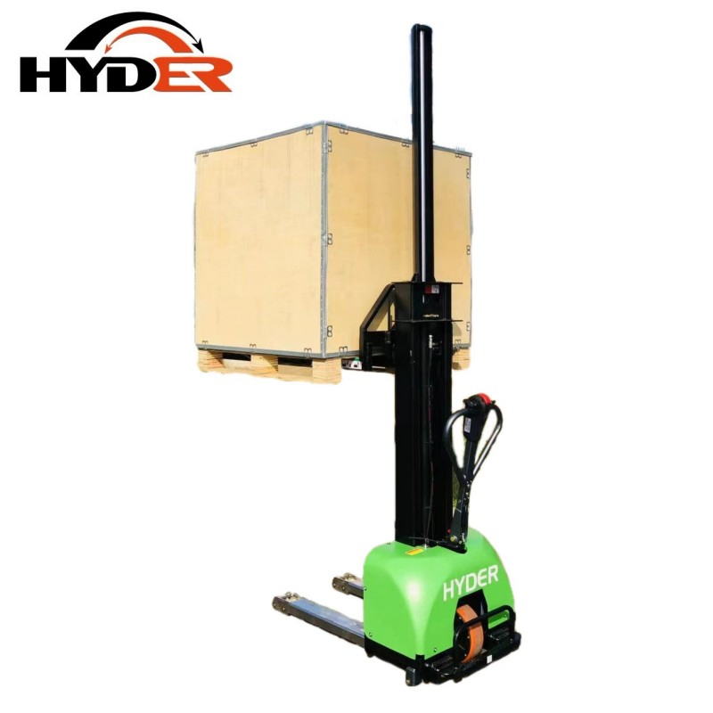 Hyder Operate Automatic Forklift 0.7t Self Loading Fully Electric Stacker Portable Pallet Stacker
