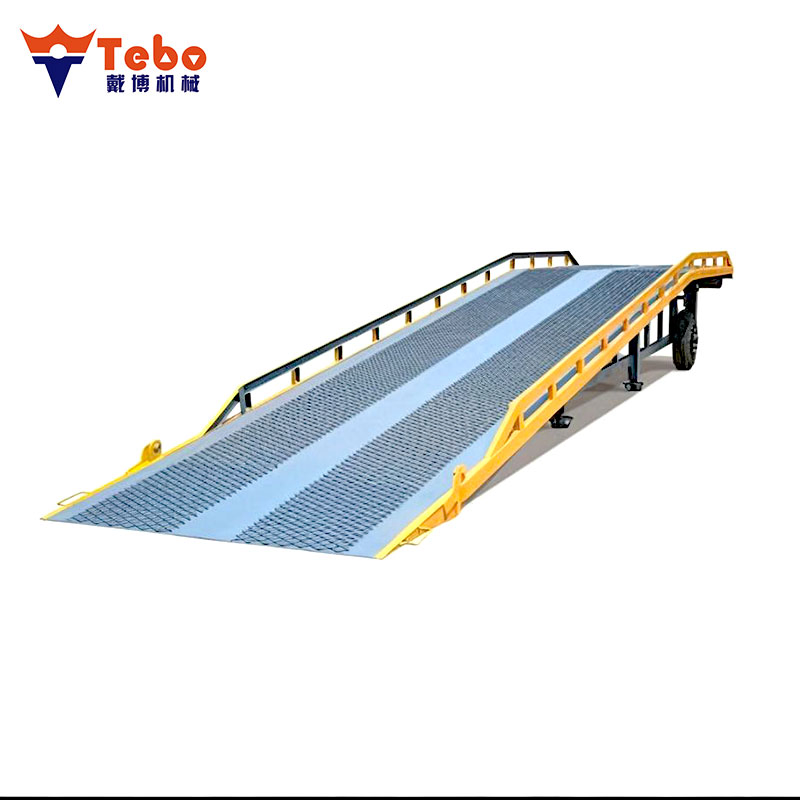 Heavy-Duty Mobile Dock Ramp for Safe and Efficient Container Loading and Unloading