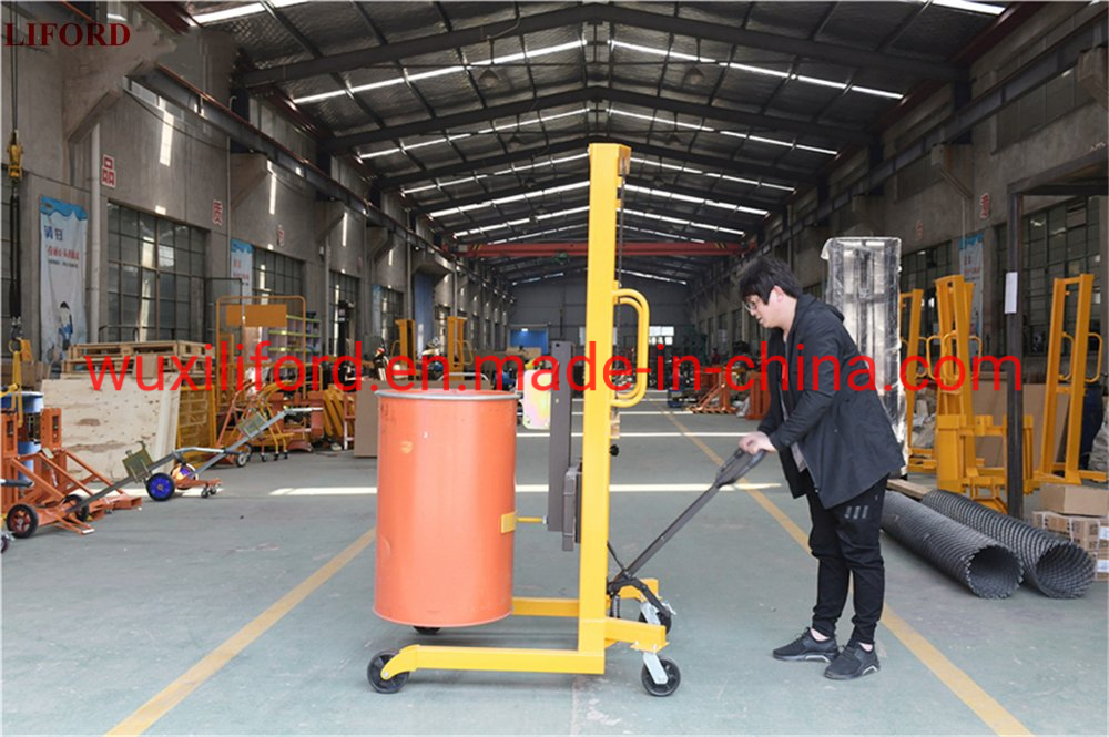 400kg Hydraulic Drum Stackers Manual Drum Lifter with Weighing Scale Dt400A-1