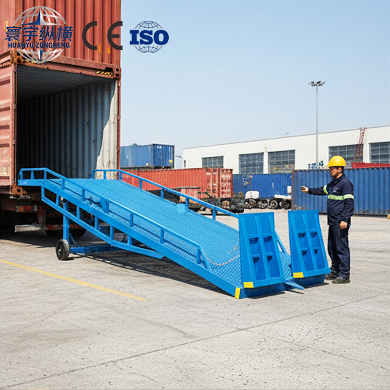 Wholesale Hydraulic Container Loading Unloading Equipment Mobile Hydraulic Dock Leveler Dock Ramp for Warehouse