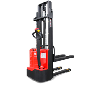 1 Ton 1000 Kg High Lift Walkie Fully Electric Powered Pallet Stacker