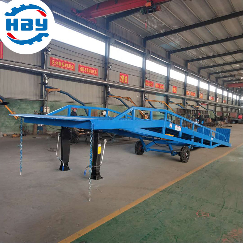 Hot-Sale 6ton-20ton Hydraulic Mobile Loading Ramp/Forklift Ramp/Dock Leveler/Container Loading Ramp