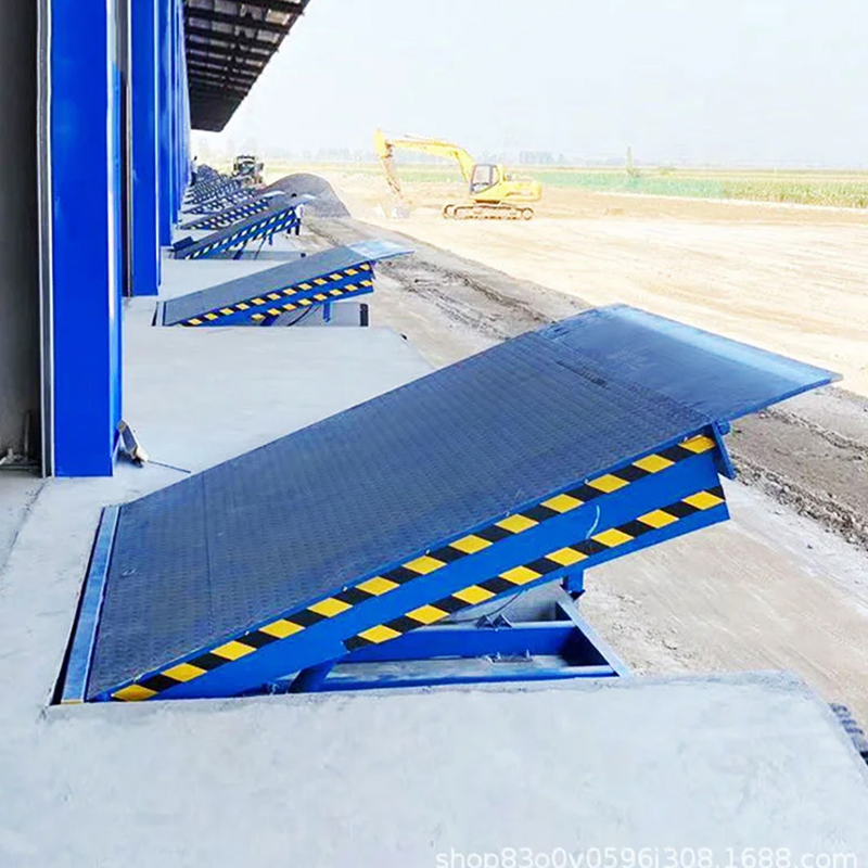 8-12t Hydraulic Dock Leveler Loading Ramp Fixed Stationary Lifting Table