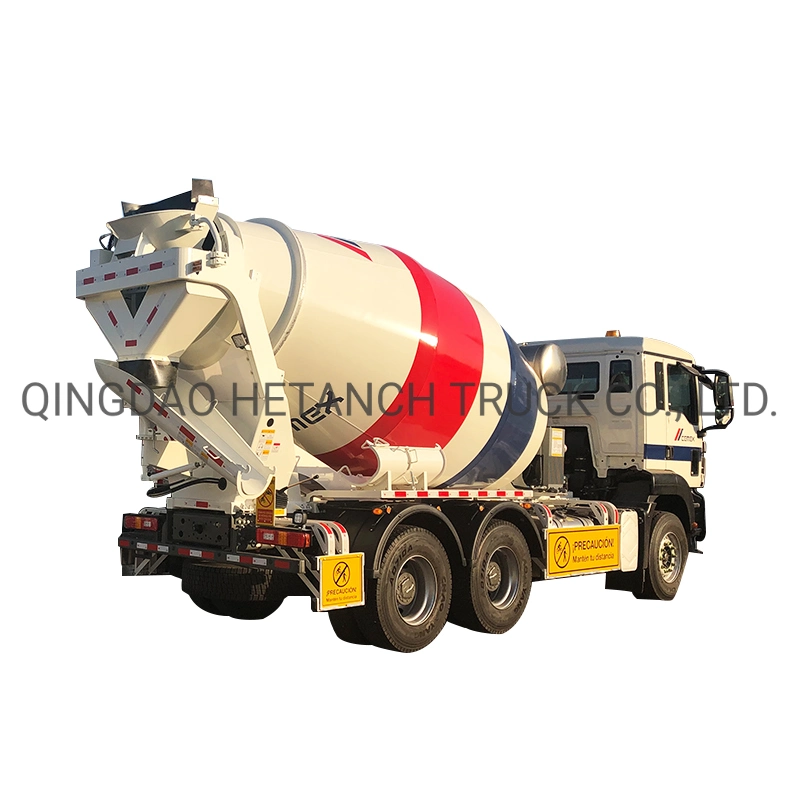 8 ~12 cbm Cement Agitator Using HARDOX steel Mixer Drum Concrete Truck