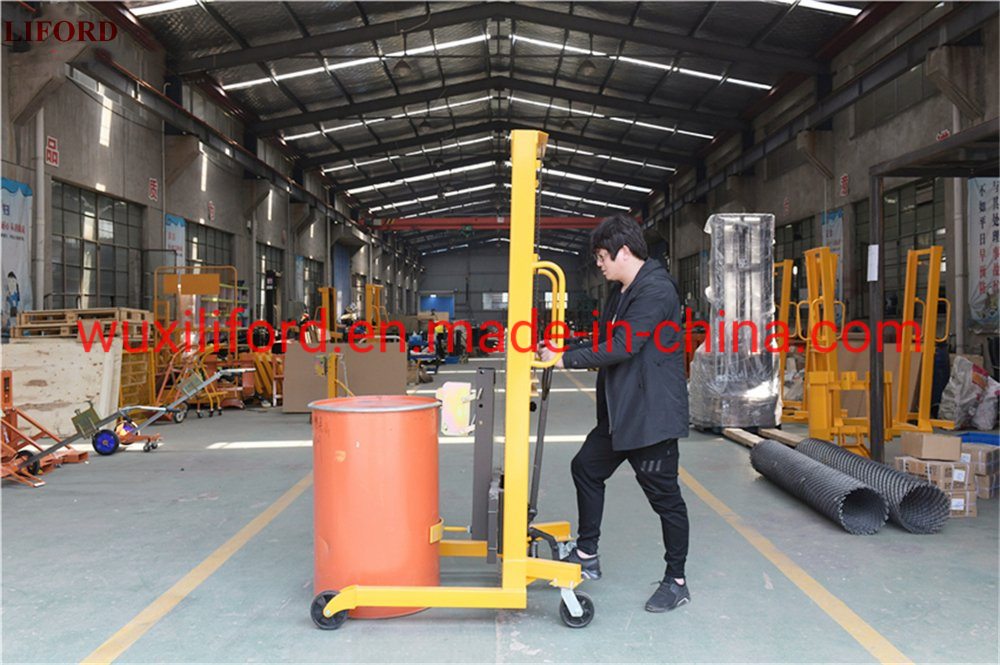 China Manufacturer 400kg Capacity Drum Lifter Hydraulic Drum Tilter Dt400A/Dt400A-1