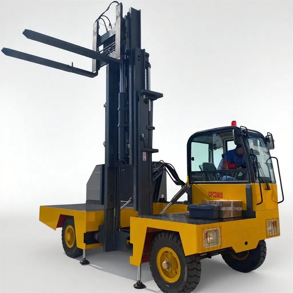 Handling Equipment Side Diesel Forklift Truck 6 Ton 8 Ton 9 Ton 10 Ton with 3.6m Lifting Height