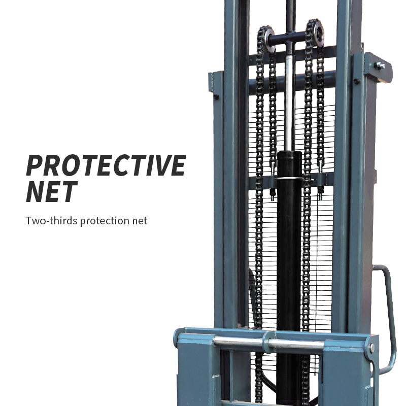 Wholesale 2000kg High Lift Manual Forklift Pallet Hand Stacker Lift