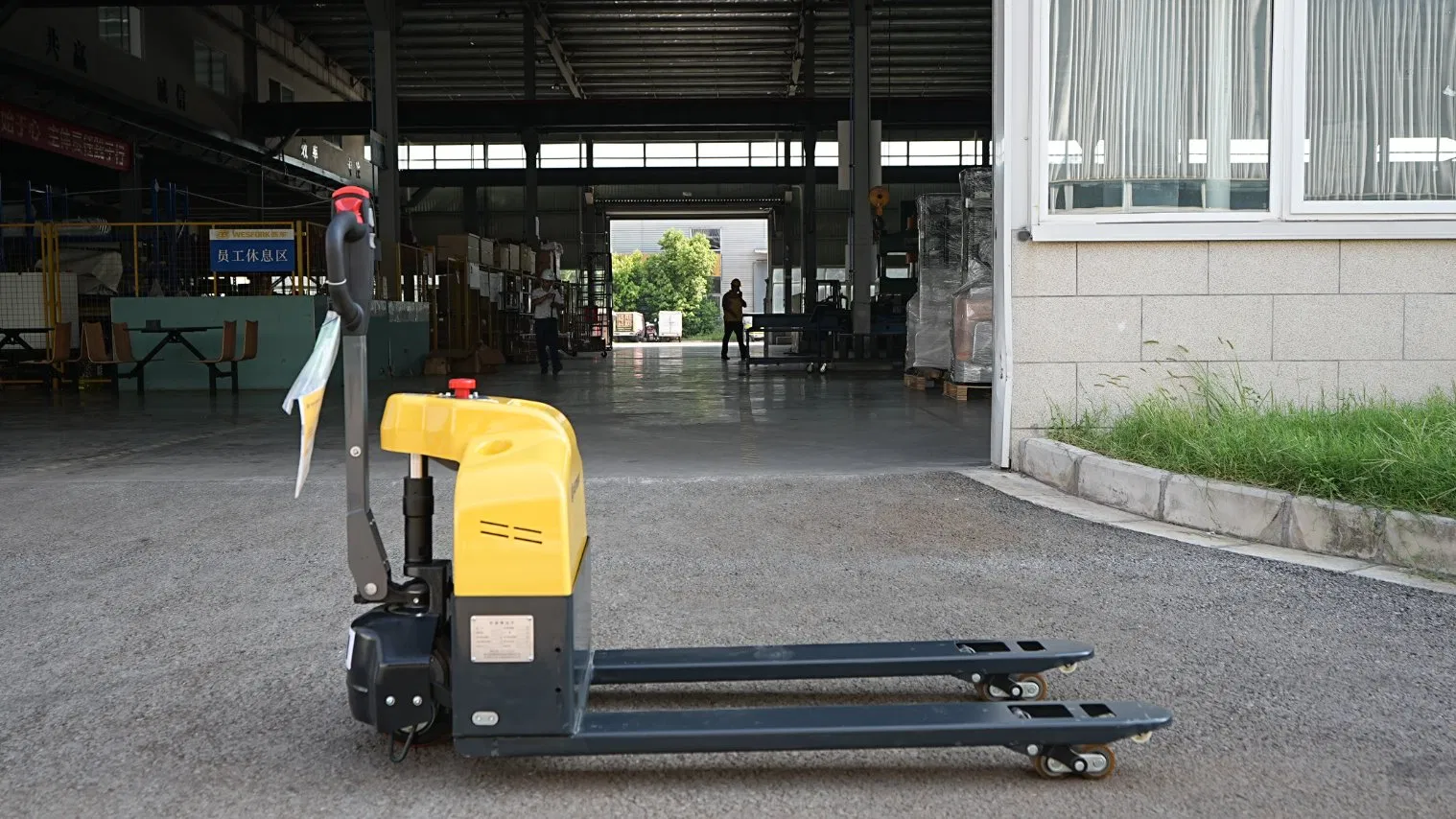 Heavy Duty High Lift Stand on Pallet Forklift 1000kg 1t 2 Ton Electric Rider Stacker for Sale