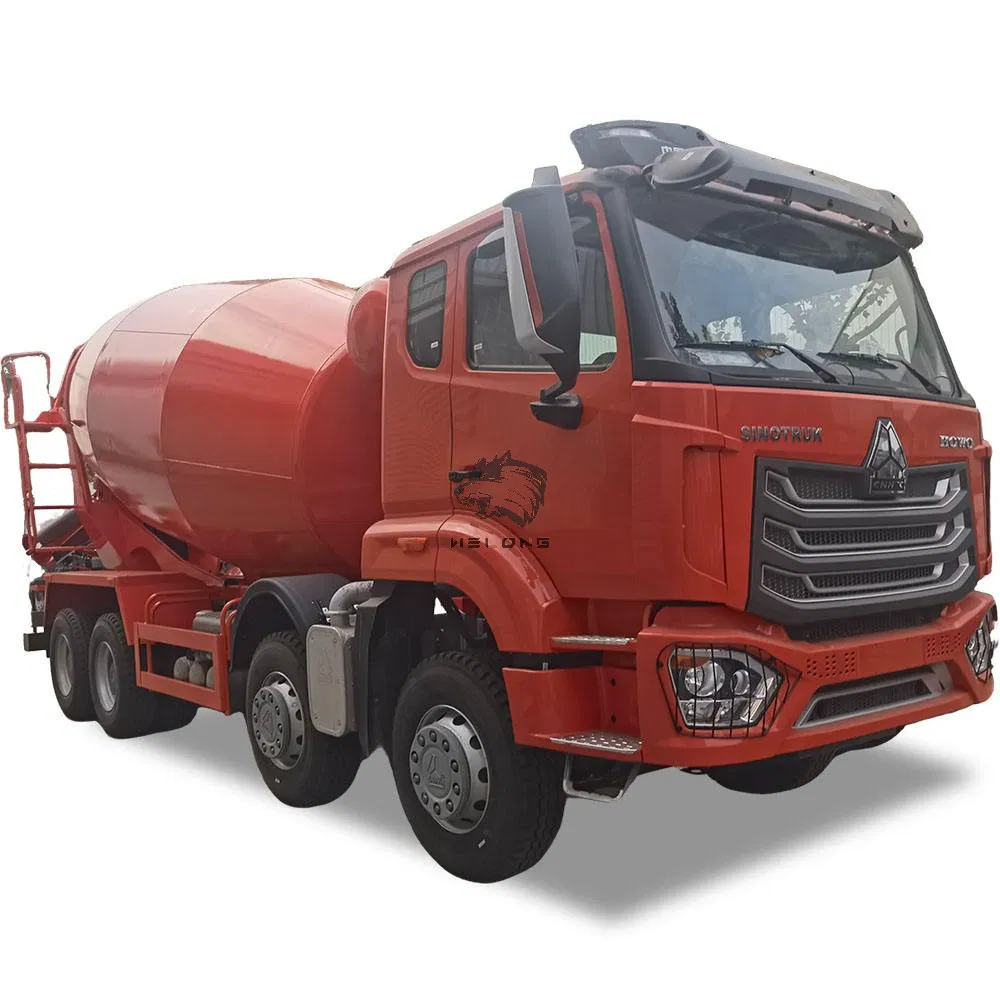 Used HOWO Nx Tx 6X4 17ton Mixer Truck 8×4 Chassis 14m³ Mixing Drum 351-450HP Diesel Power Euro 4 Euro 5 Emission for Construction Industry with CE