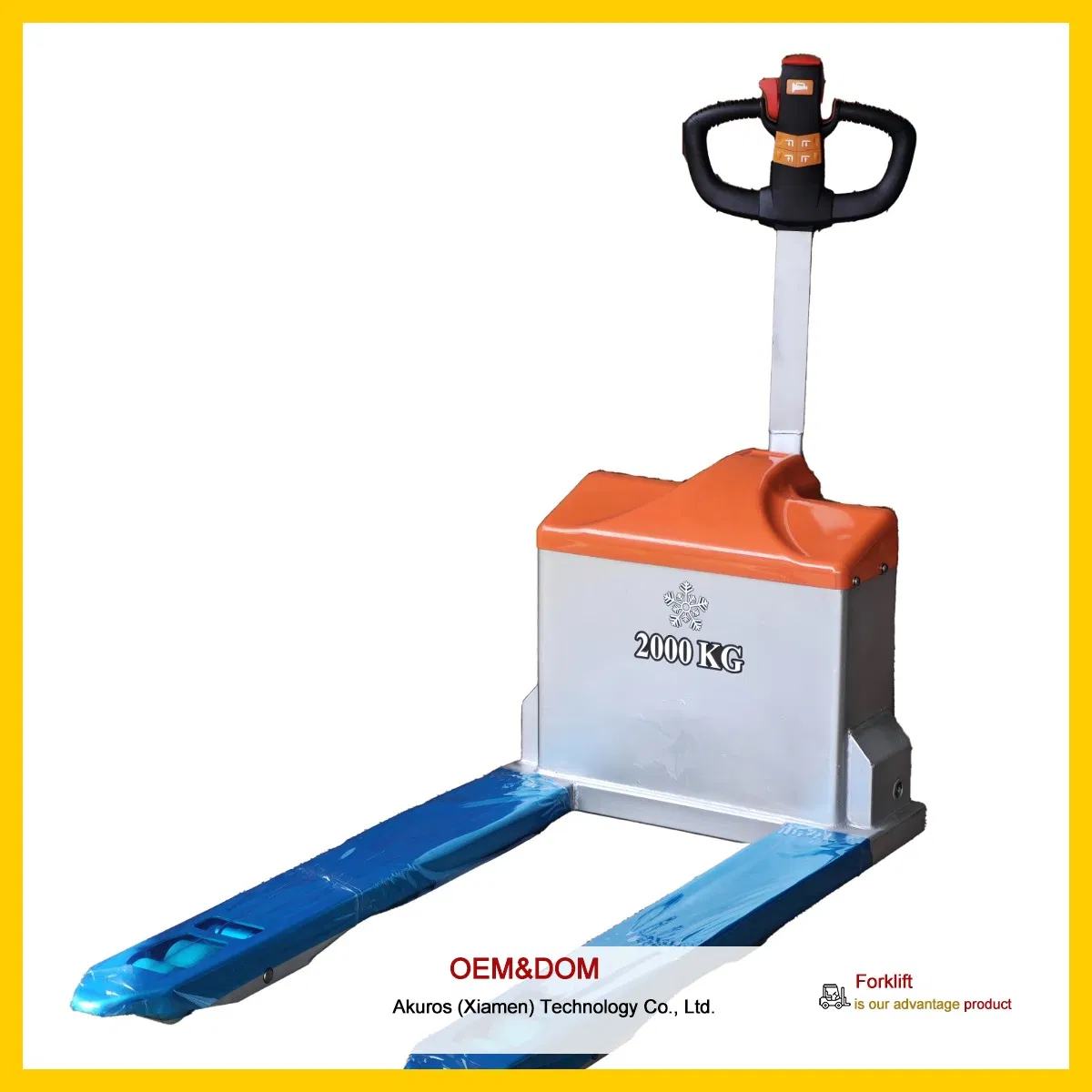 Steel-Reinforced Customized Industrial Manual Hand Pallet Truck for Aquatic Cold Storage