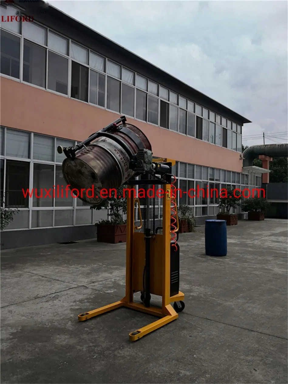 China Factoryprice 520kg Semi-Electric Drum Rotator for Steel Plastic Drums Yl520