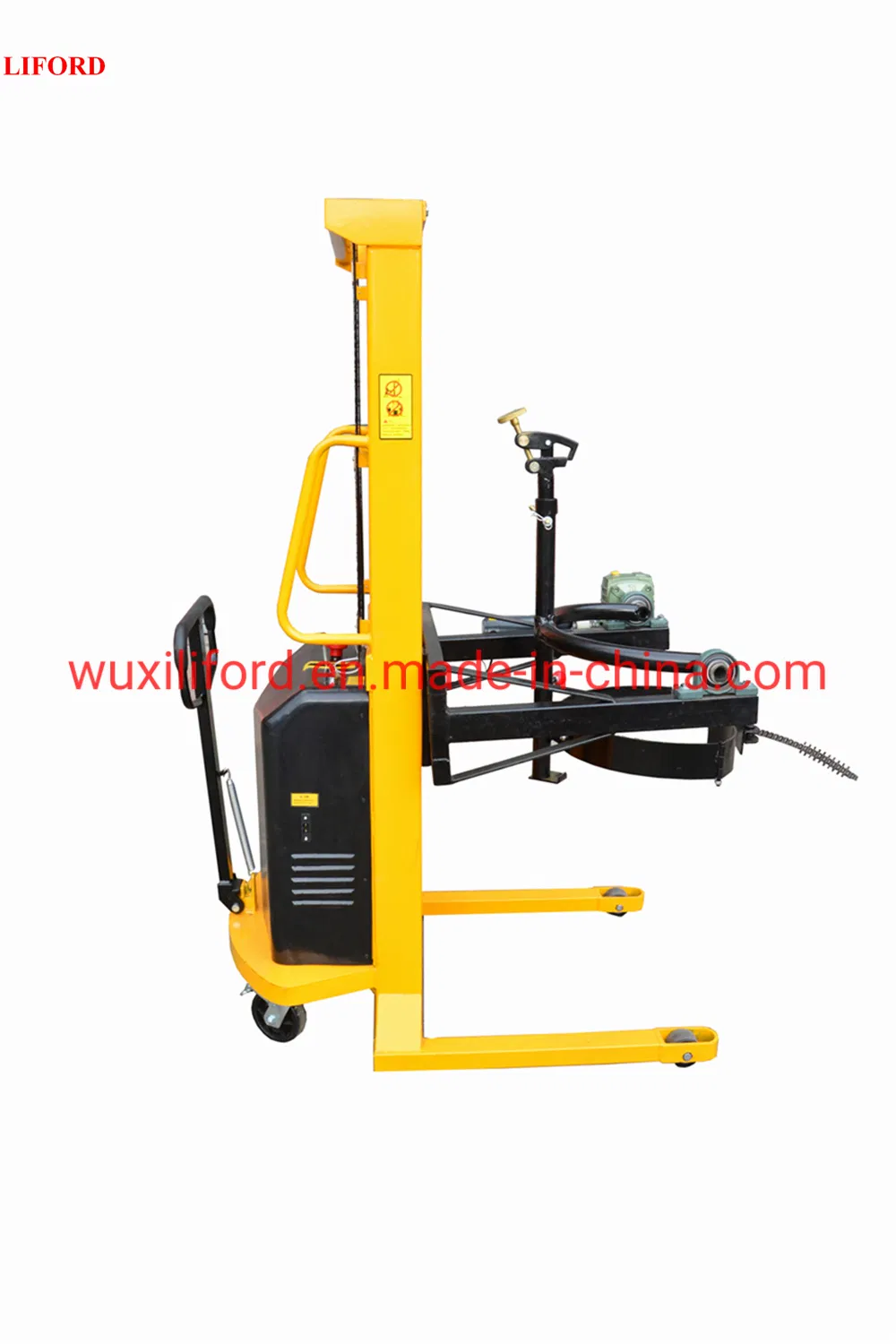 China Factoryprice 520kg Semi-Electric Drum Rotator for Steel Plastic Drums Yl520