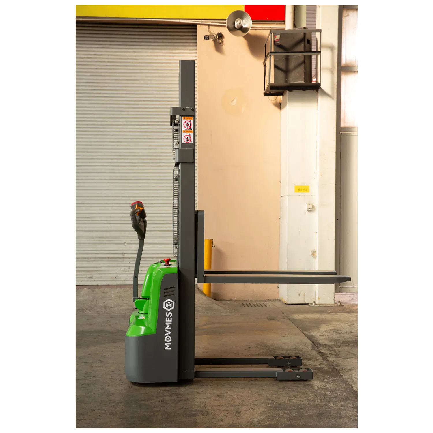 Electric Pallet Stacker Hydraulic Loading 1500kg 1.6m 2ton 2m 3.5m 2 Ton Power Fully Stand on Electric Stacker