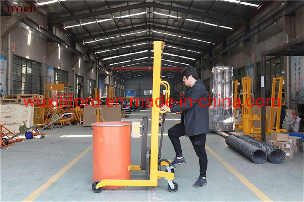 China Manufacturer 400kg Capacity Drum Lifter Hydraulic Drum Tilter Dt400A/Dt400A-1