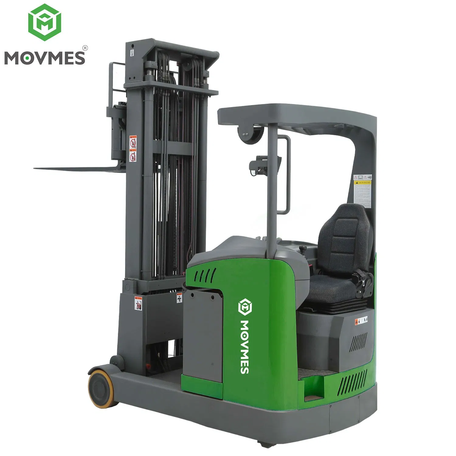 EPS 1500kg 1.5 Ton with 6-8m Lifting Height Counterbalance High Sit Down Hydraulic Electric Reach Stacker for Material Handling/Warehouse/Sales/Lift/Pallet