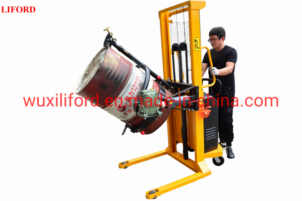 520kg DC Drum Lifter Rotator with Powered Lift and Rotation