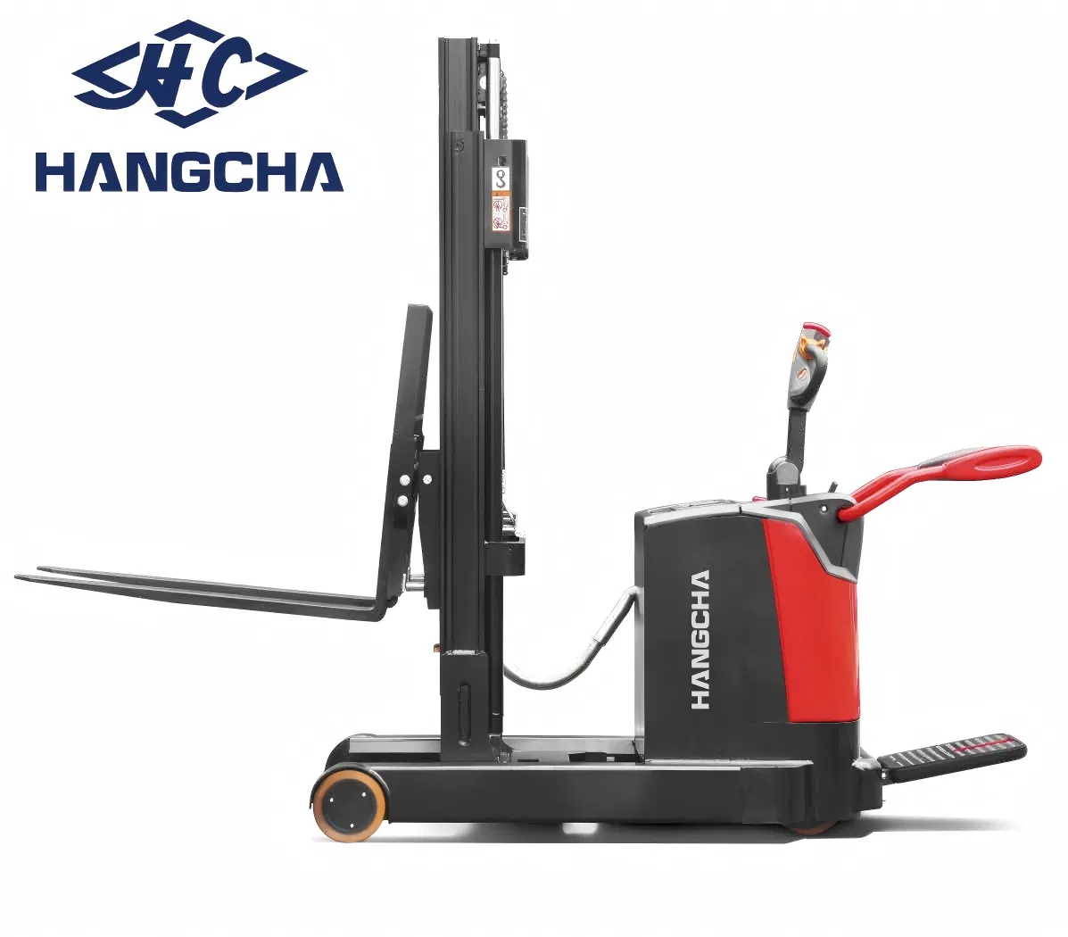High Range Stand-on Pallet Stacker-Hangcha a Series 1.2t-1.6t with Initial Lift for Pallet Stacking