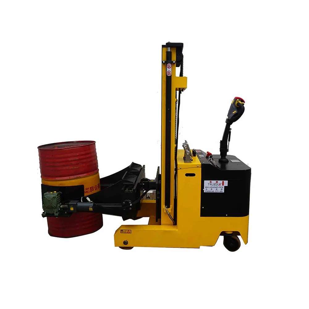 Fully Automatic Electric Stacker Oil Drum Lifter Plastic Drum Tilter